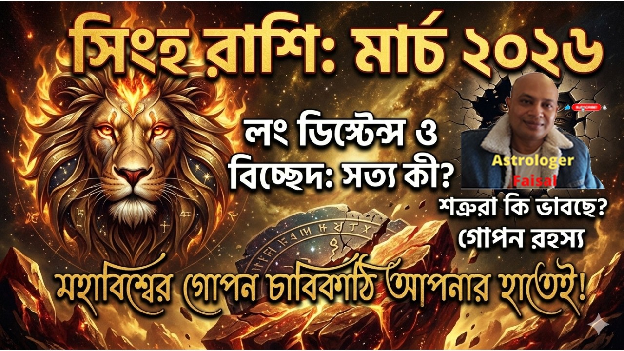 সিংহ রাশি মার্চ ২০২৬ লং ডিস্টেন্স রিলেশন, বিচ্ছেদ এবং শত্রু তারা আপনার সম্পর্কে কি ভাবছে।