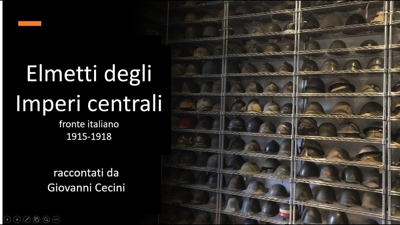 Elmetti degli Imperi centrali (1916-1918) presentati da Giovanni Cecini