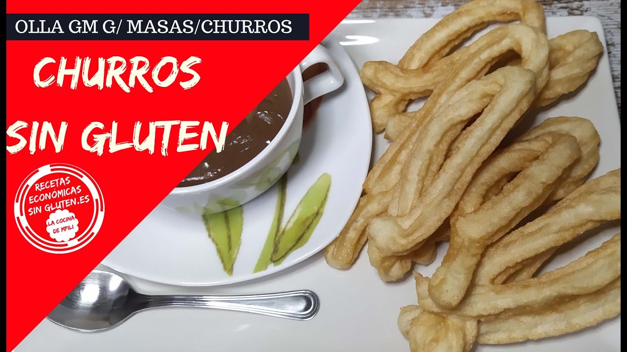 Receta para preparar CHURROS SIN GLUTEN  ❤️☕😋 ¡IRRESISTIBLES!