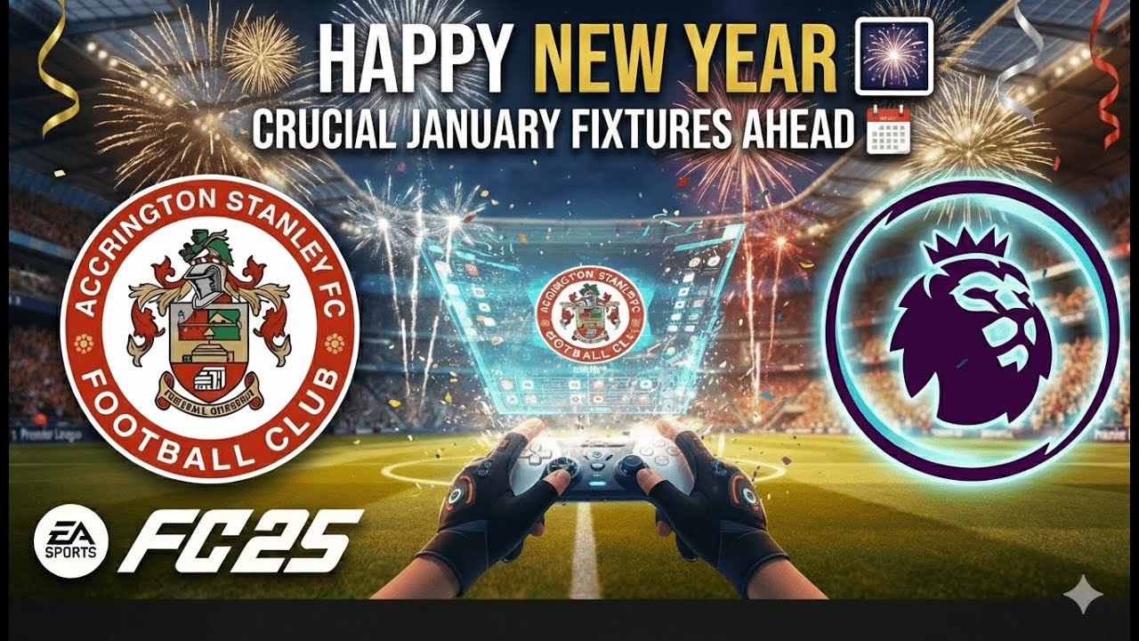 HAPPY NEW YEAR 🎆 CRUCIAL JANUARY FIXTURES AHEAD | Accrington Stanley RTG S5 E7.2