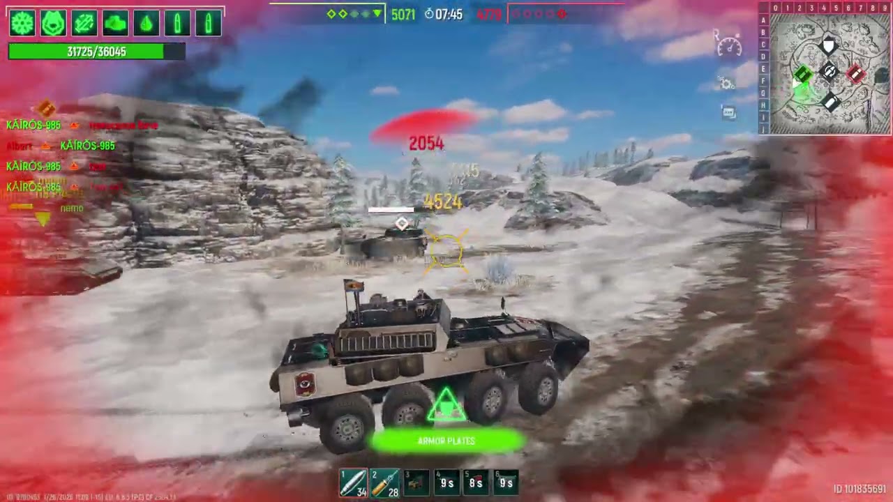 vs Albert. Tank Force