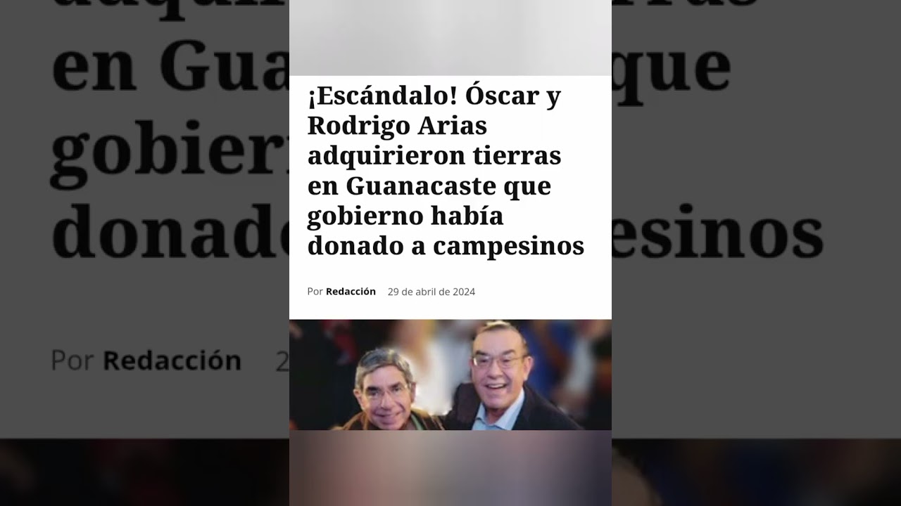 EXPRESIDENTES DE COSTA RICA RID&Iacute;CULO MUNDIAL