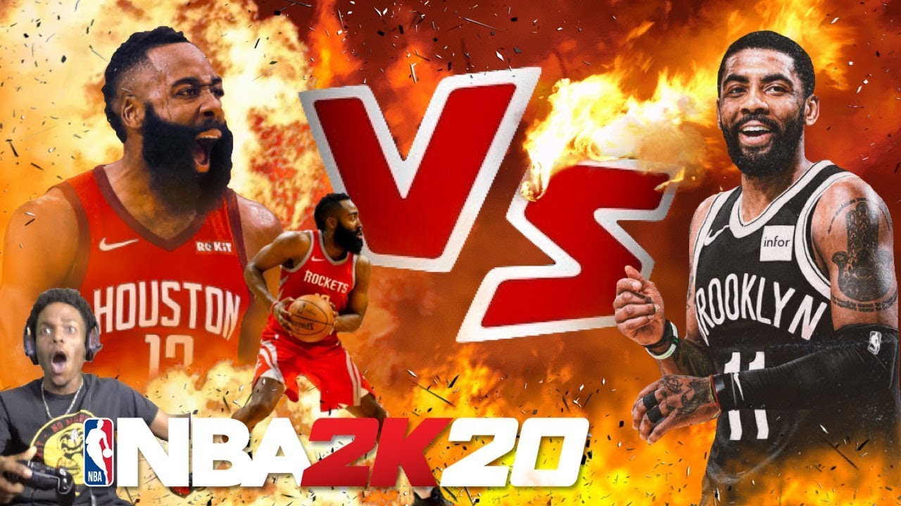 NBA 2K20 KYRIE IRVING VS JAMES HARDEN!! OVERTIME THRILLER!!