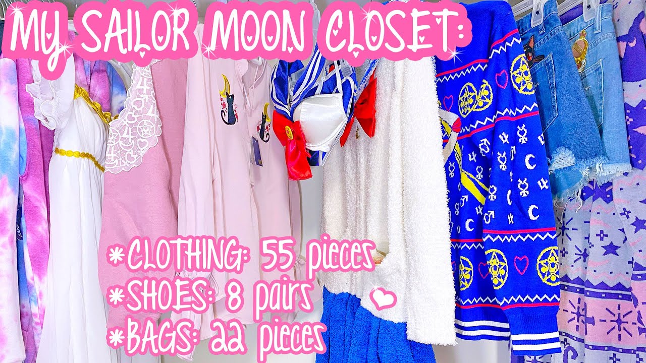 Look Inside My Sailor Moon Closet: Lingerie, Hoodies, Dresses, Shorts, Heels, Boots, Handbags