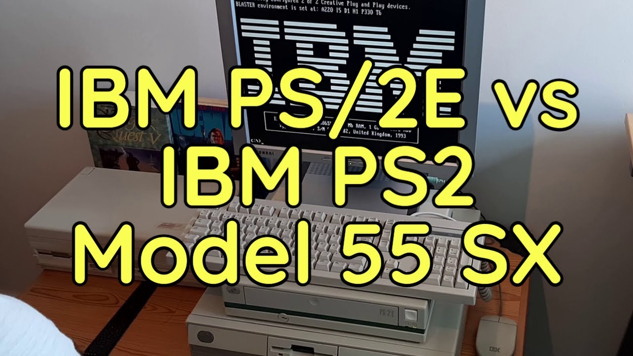 IBM PS/2E vs IBM PS/2 Model 55 SX
