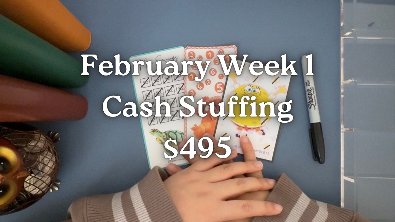 Cash Stuffing $495 - February Week 1