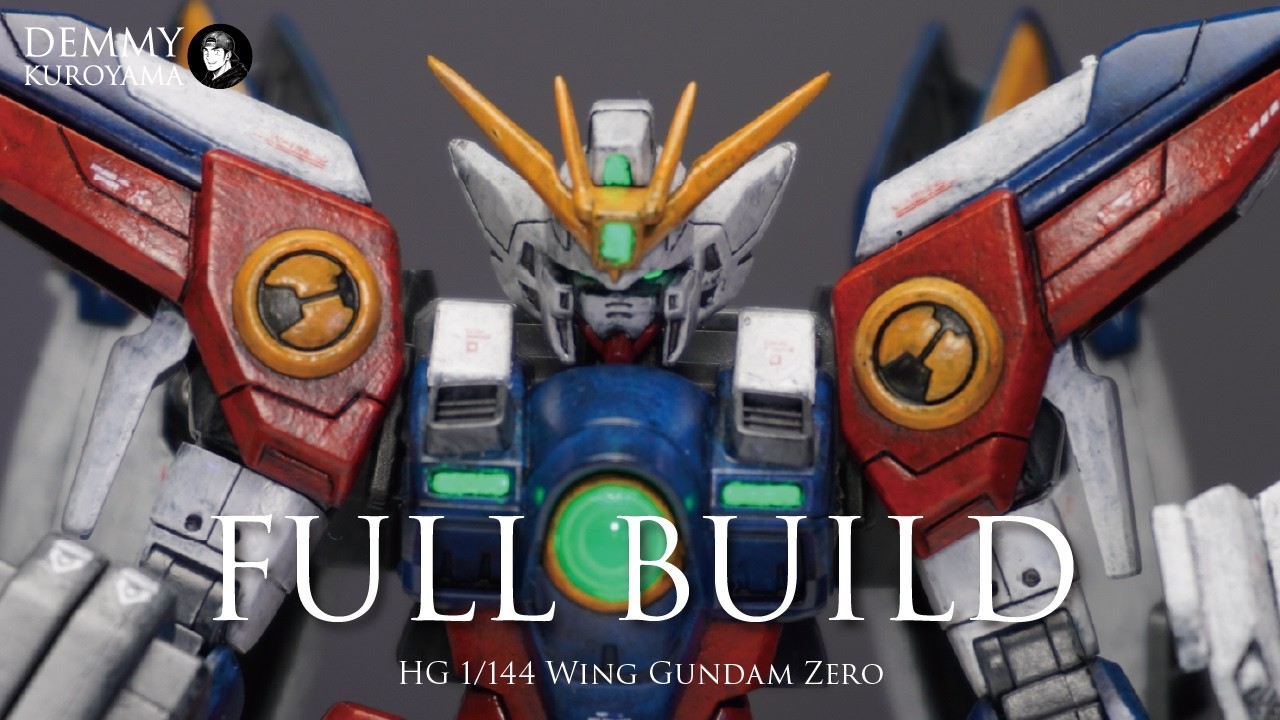 【ガンプラ全塗装】筆塗りで作る「HG ウイングガンダムゼロ 」