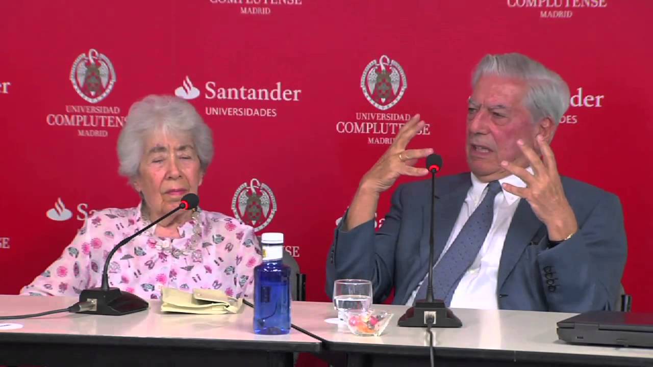Charla de Mario Vargas LLosa y y Aurora Bernárdez sobre Julio Cortázar