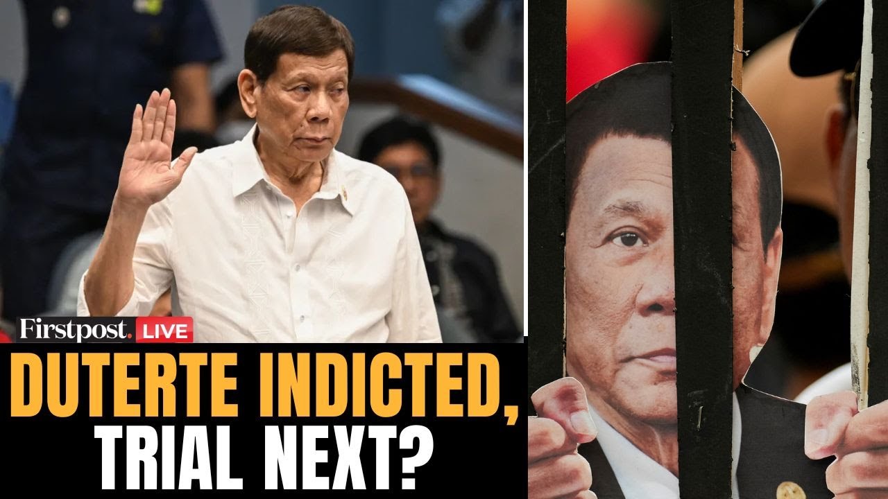 LIVE: Ex-Philippine President Duterte Charged with Crimes Against Humanity at ICC | Drug War Crimes