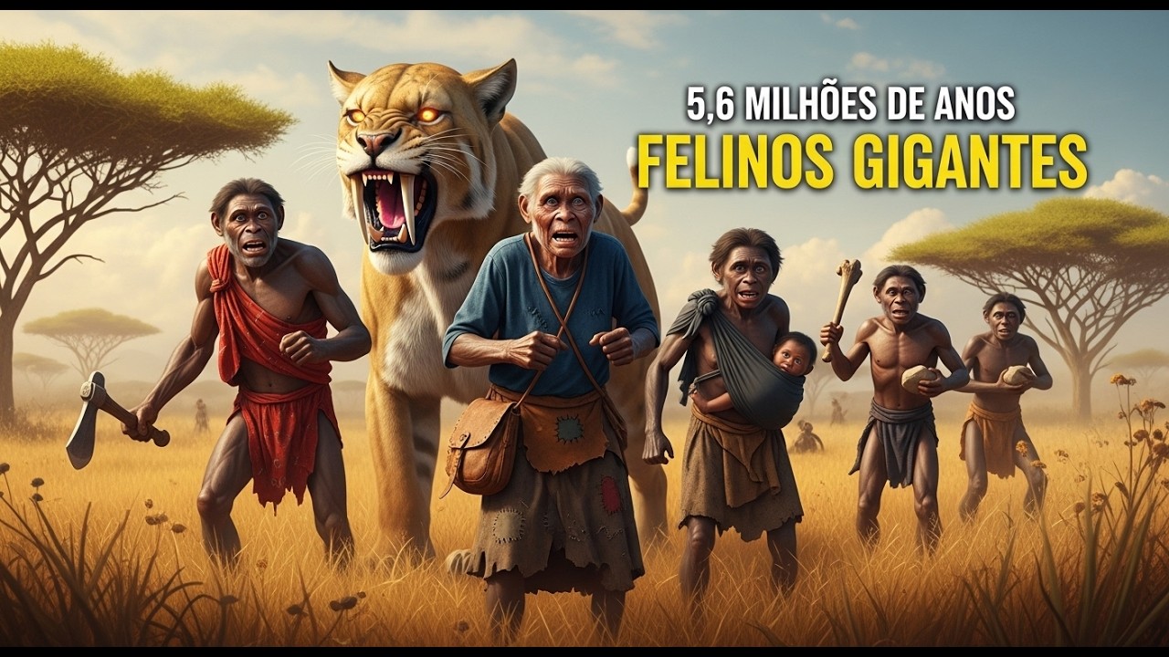 Testemunhe a Vida h&aacute; 5,6 Milh&otilde;es de Anos  Encontros com Felinos Gigantes da Savana Antiga