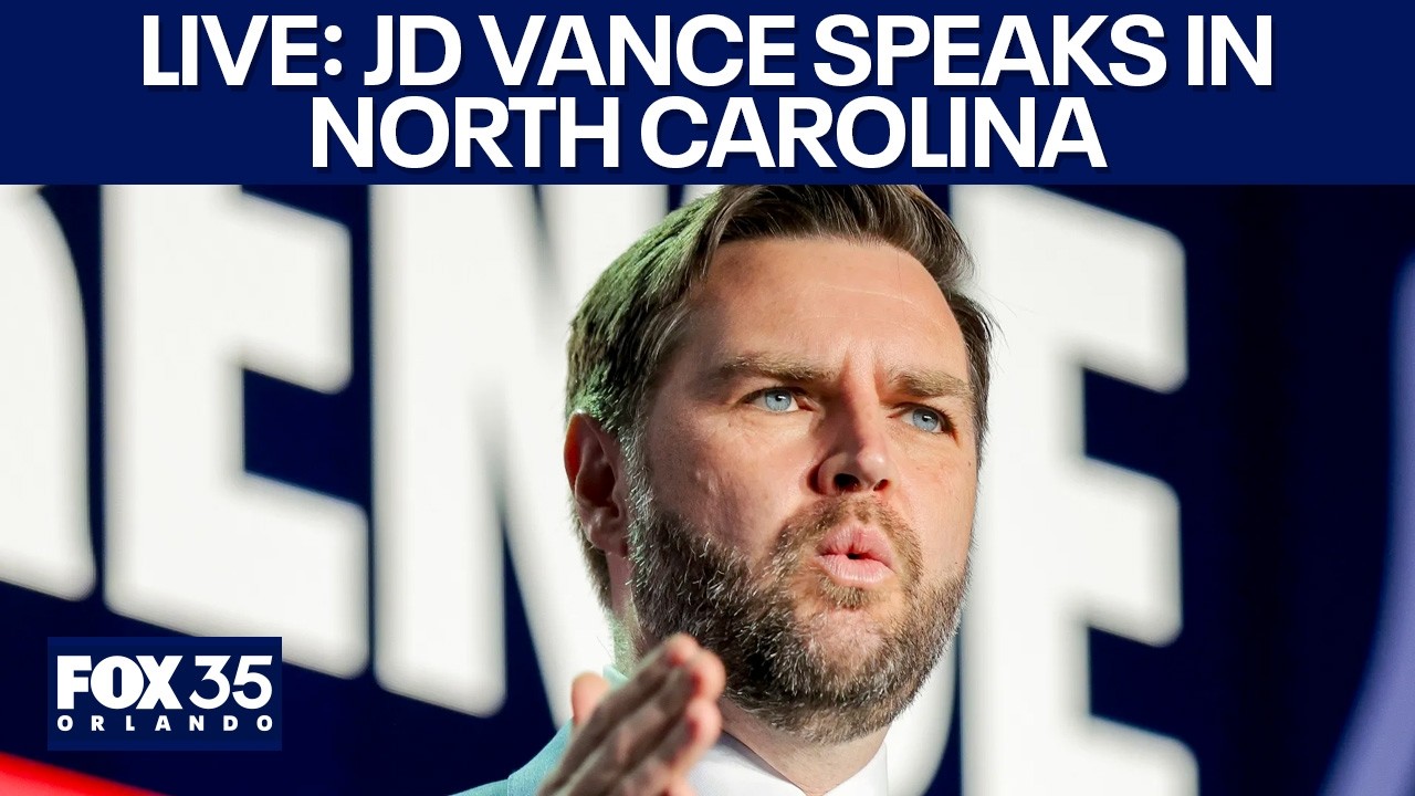 LIVE: VP JD Vance speaks in North Carolina