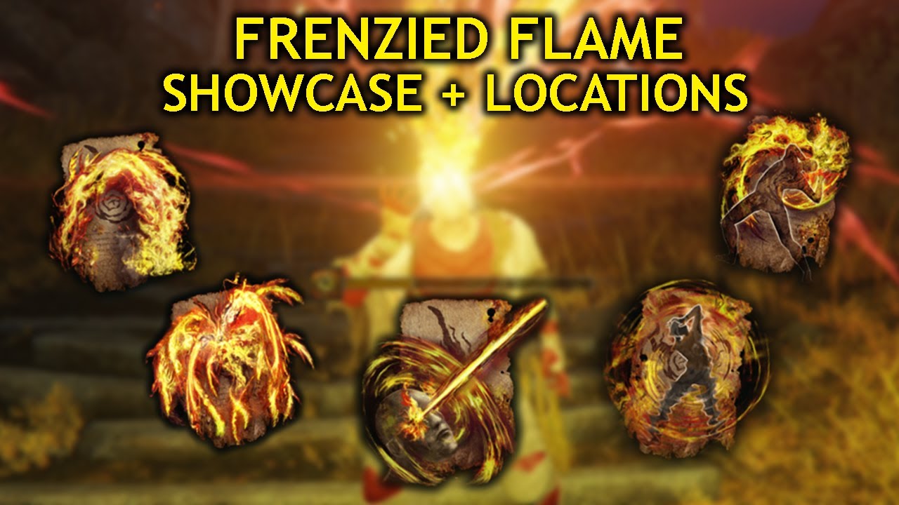 Elden Ring - Frenzied Flame Incantations Locations & Showcase | How and where to find the spells