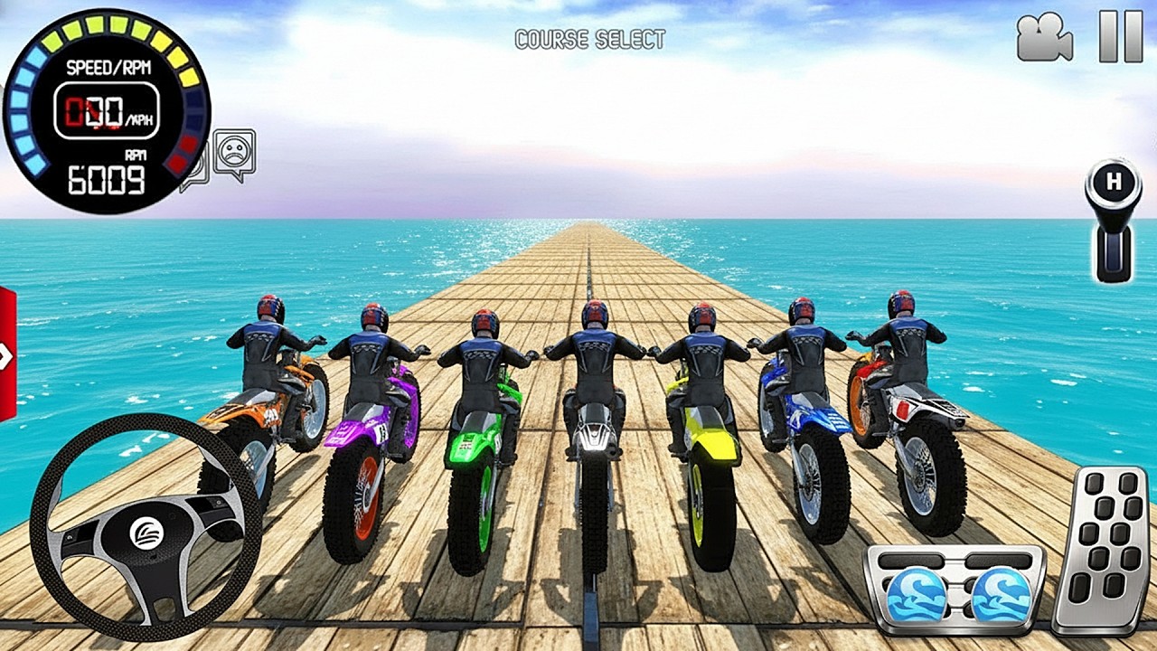 Stunt bike extreme Off-Road - Racing online bike Game stunts driving #1 - Android GamePlay