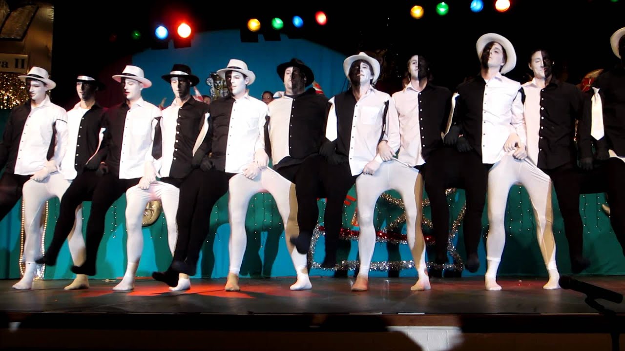 Männerballett Krofdorf-Gleiberg 2012: Strumpfhosen-Tanz Black & White
