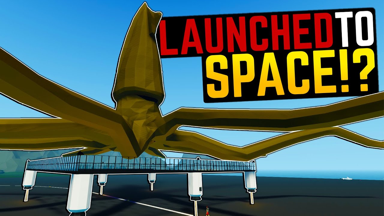 Can We LAUNCH A KRAKEN Into SPACE In Stormworks!