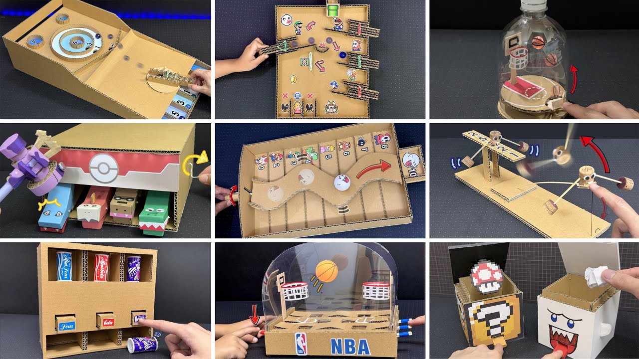 Simple and Fun Cardboard Craft Projects for Home Play