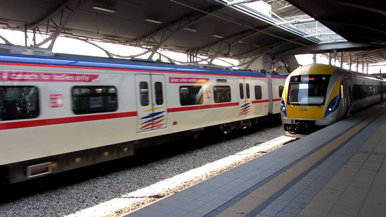 KTM Komuter 92 Class MyKomuter departing Ipoh (Test Train/Off Service)