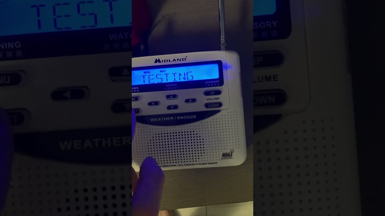 Test of my midland weather radio alert
