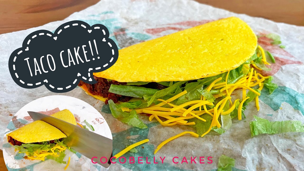 Hyper Realistic Taco CAKE | Tutorial from Cocobelly Cakes