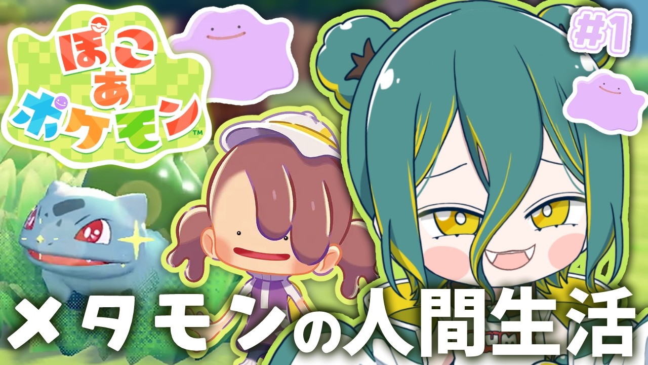 🌳【 ぽこ あ ポケモン 】……！ニンゲン に へんしん して せいかつ するぞ！ 【 ノルジュ ❘ VOMS 】