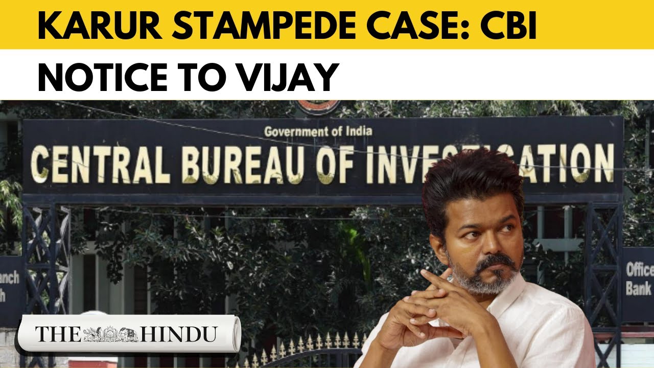 CBI summons actor Vijay in Karur stampede case