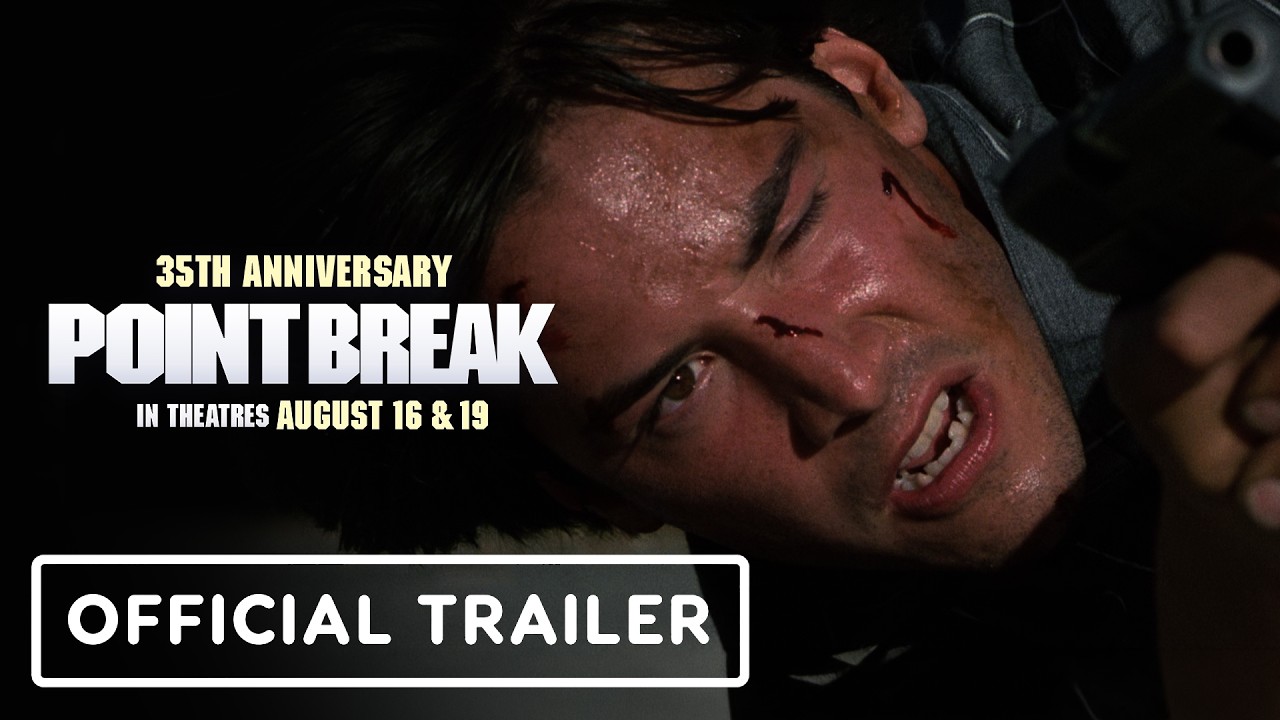 Point Break - Official 35th Anniversary Re-Release Trailer (2026) Keanu Reeves, Patrick Swayze