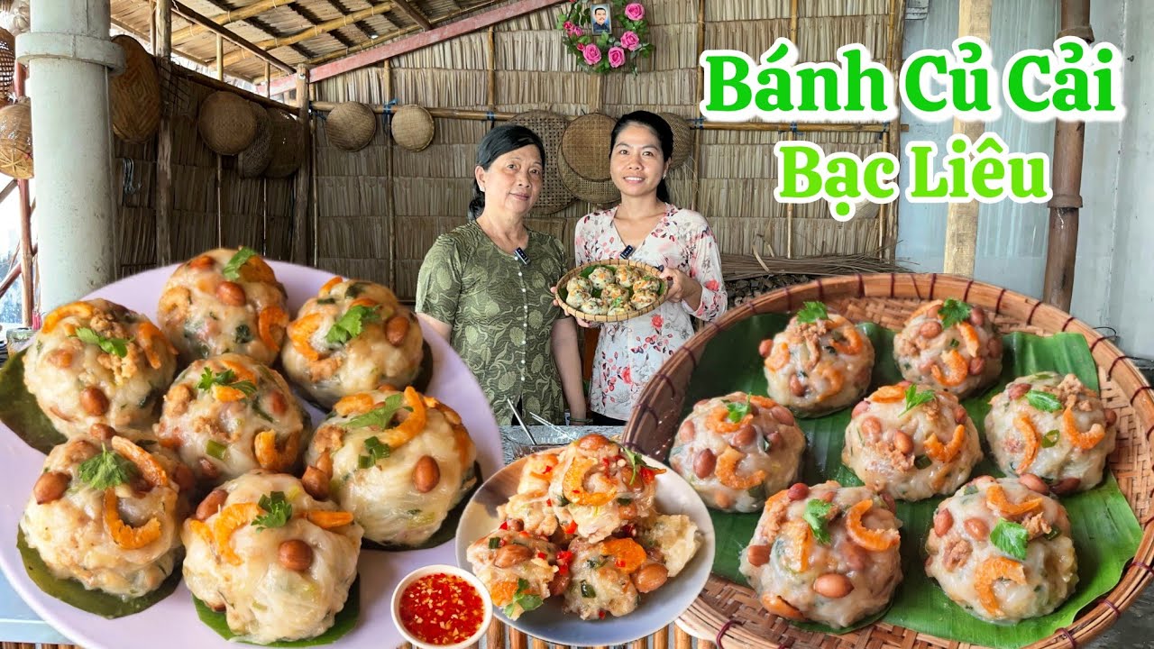 BÁNH CỦ CẢI đặc sản Bạc Liêu hương vị truyền thống ngon hấp dẫn 