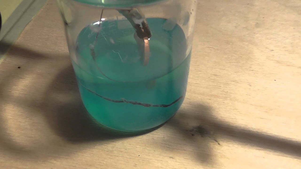 Galvanisieren (Verkupfern) Kurzvideo