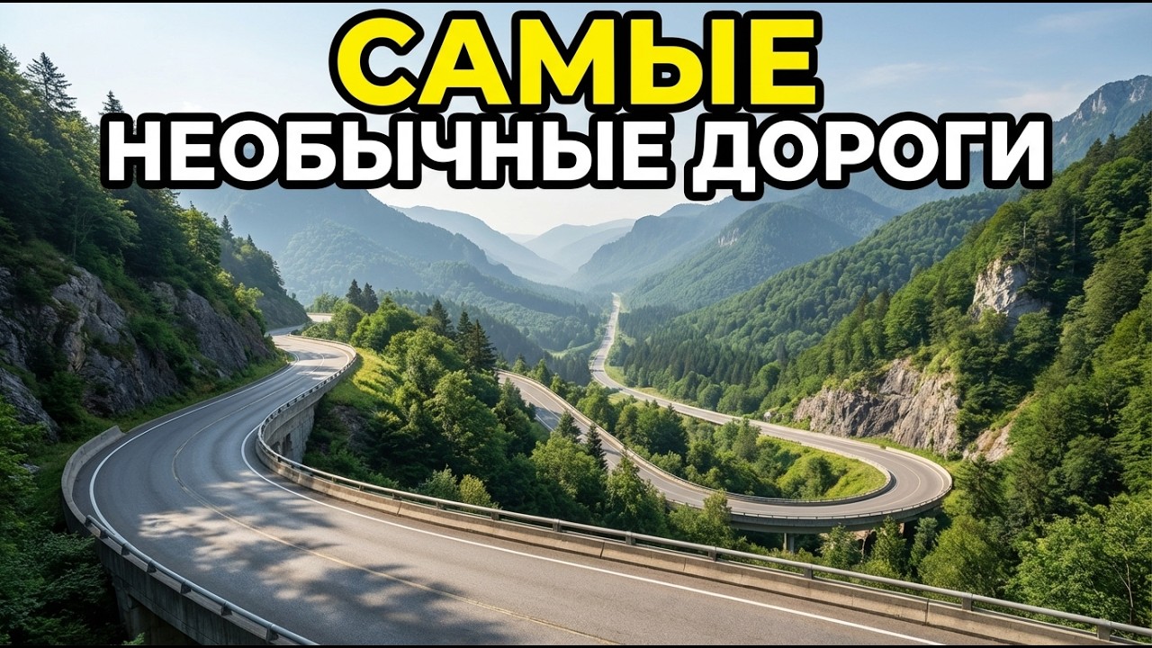 Самые красивые и самые странные дороги на планете