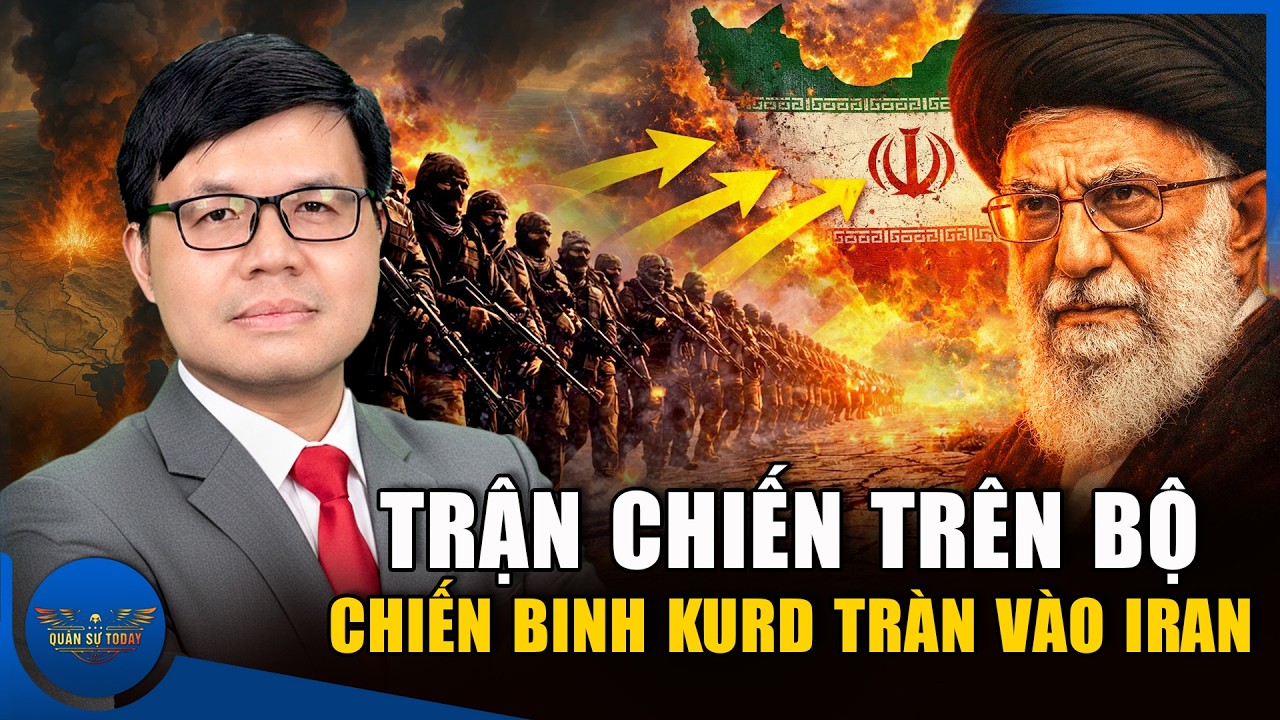 Người Kurd Mở Mặt Trận Mới Tại Iran: Chiến Trường Trung Đông Bùng Nổ