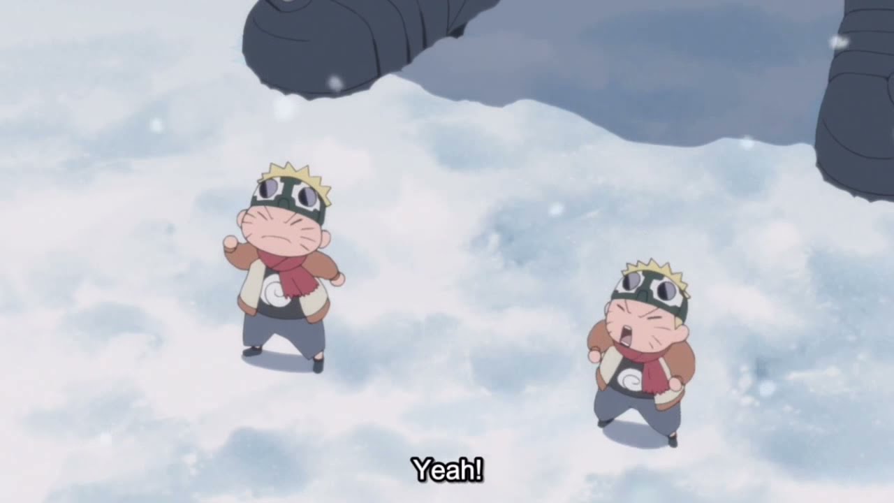 Naruto Makes Mini-Shadow clones