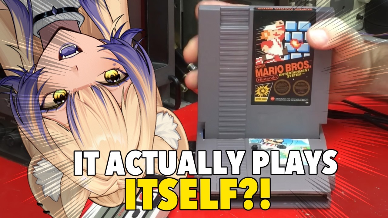 NINTENDO NES PLAYS ITSELF | I Made a NES Game Play NES Games | James Channel | Vtuber Reaction