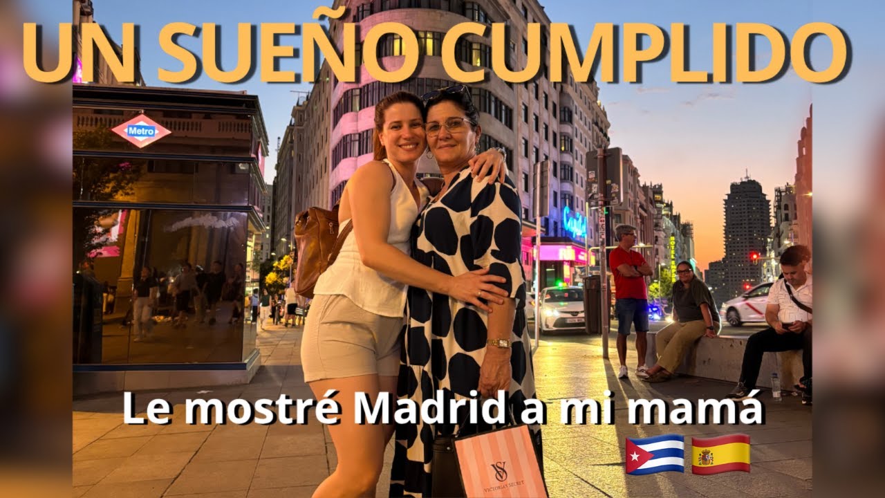 “Mi mamá está conmigo en Madrid 🥹 Un sueño cumplido y un día inolvidable | Vlog familiar”