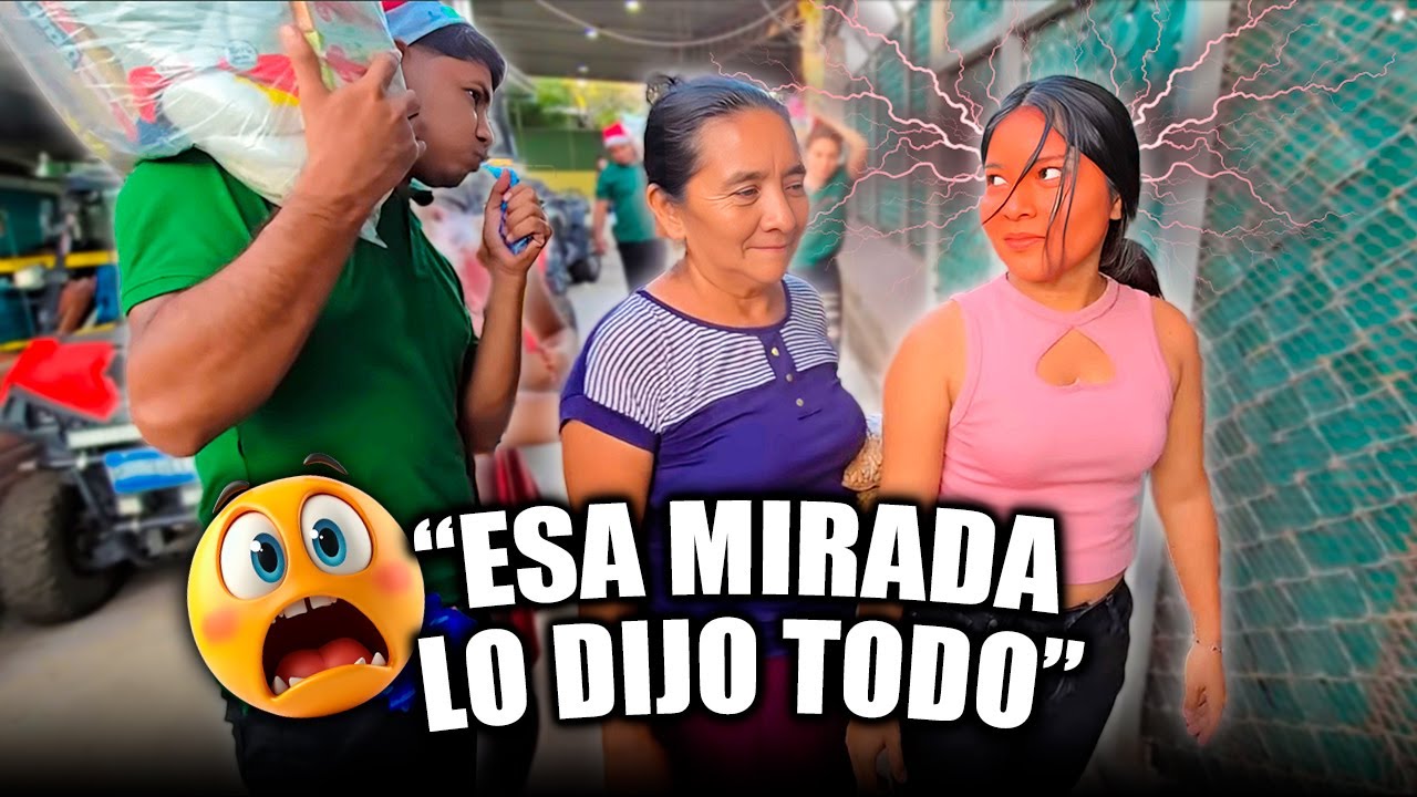 Esta Chica por poco y pone en su lugar al Sapo tremenda mirada le hizo
