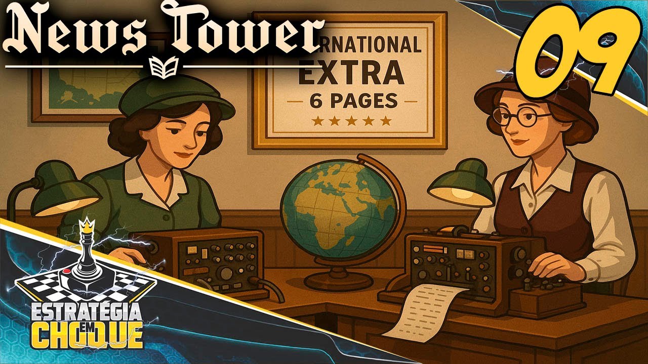 📰 News Tower 1.0 - 6 páginas no jornal, noticias internacionais e caminhando para o final!!! EP09