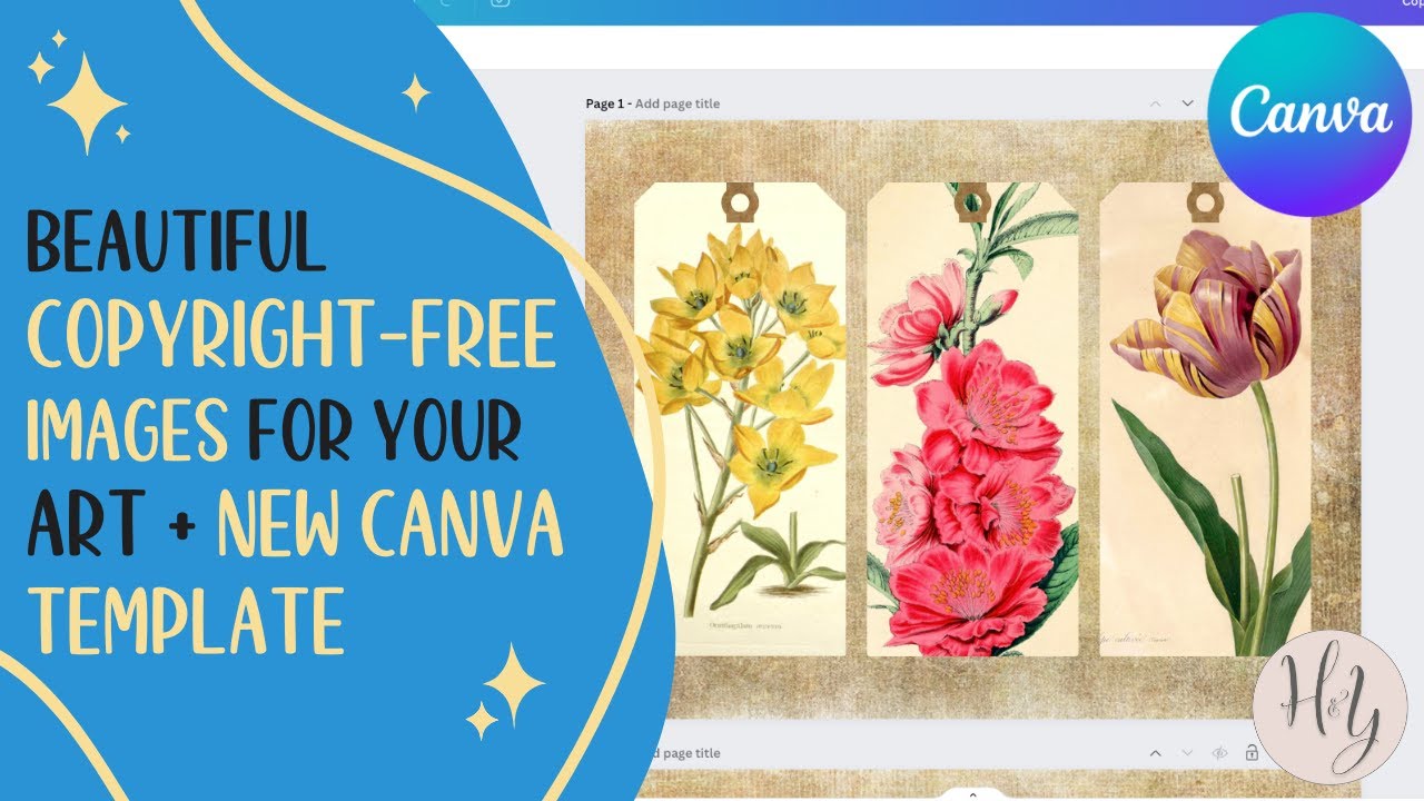 Where to get Free Public Domain Images for Your Art + a New Canva Template