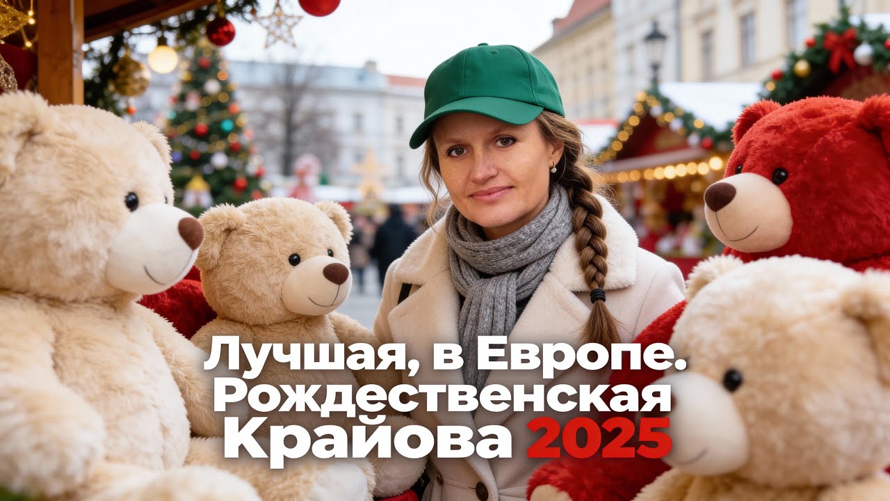 Почему ВСЕ ЕДУТ в Крайову? 🇷🇴 Рождество 2025 в деталях: ЩЕЛКУНЧИКИ и МЕДВЕДИ.