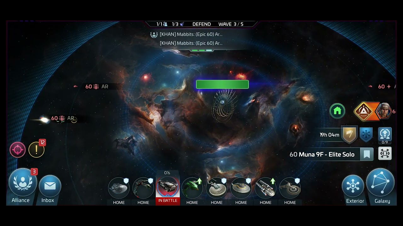 STFC: 1 ship to solo the 60 elite solo waves. 
