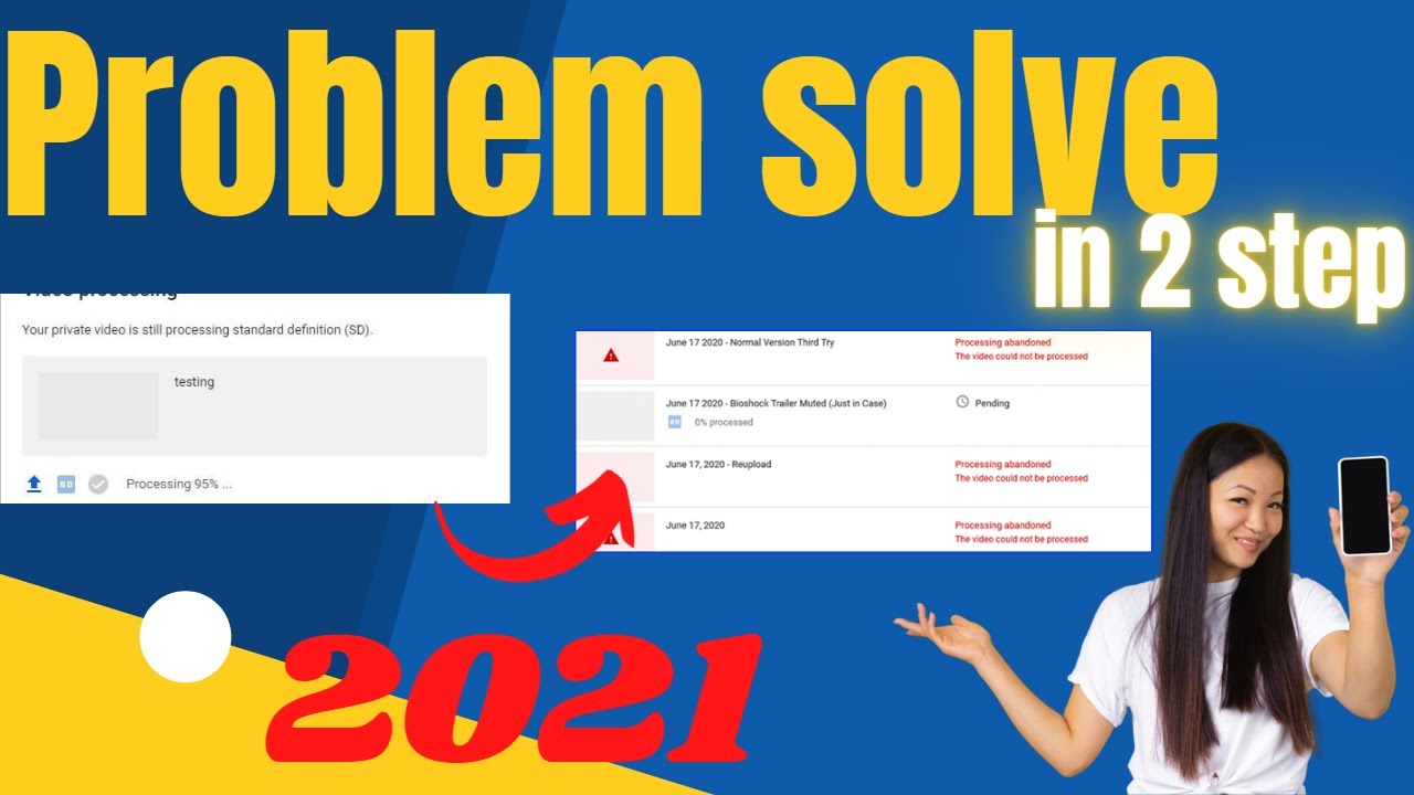 Processing abandoned The video could not be processed problem solve 2022 || MAK Services