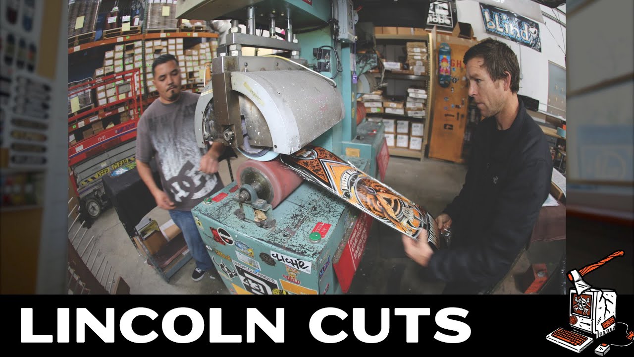 Lincoln Cuts - How graphics are applied to skateboards