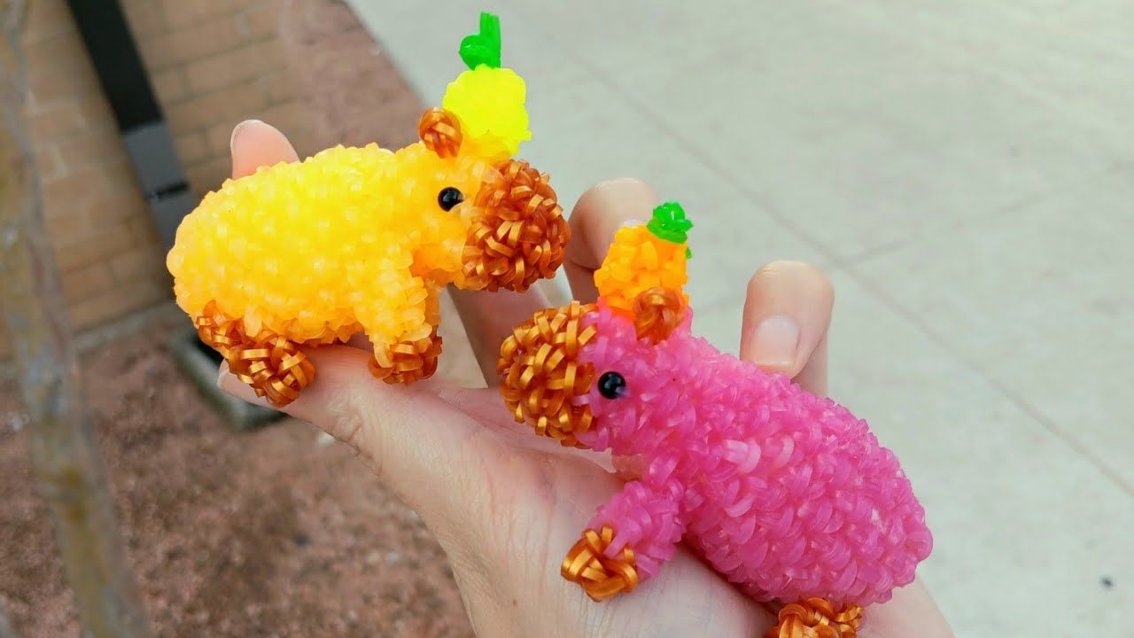 Loomigurumi Capybara Tutorial (Rainbowloom)
