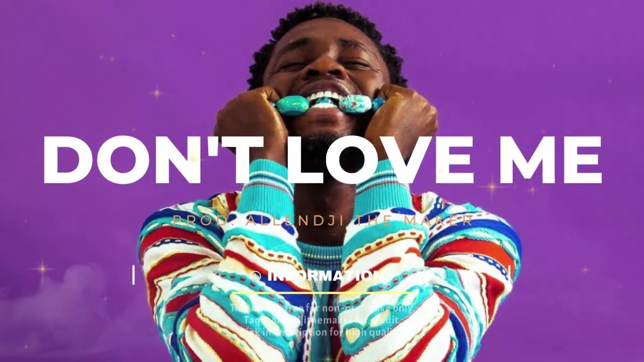 Omah Lay - Don't Love Me ✖️ Type Beat Afro Drill 2026 (Prod. Allendji The Maker)