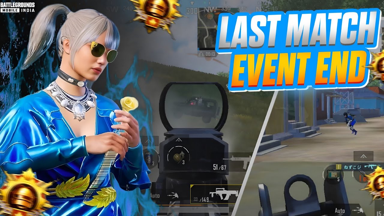 Last match end event | Intense Solo Vs Squad 1v4 in Crown Lobby Gameplay | PUBG MOBILE