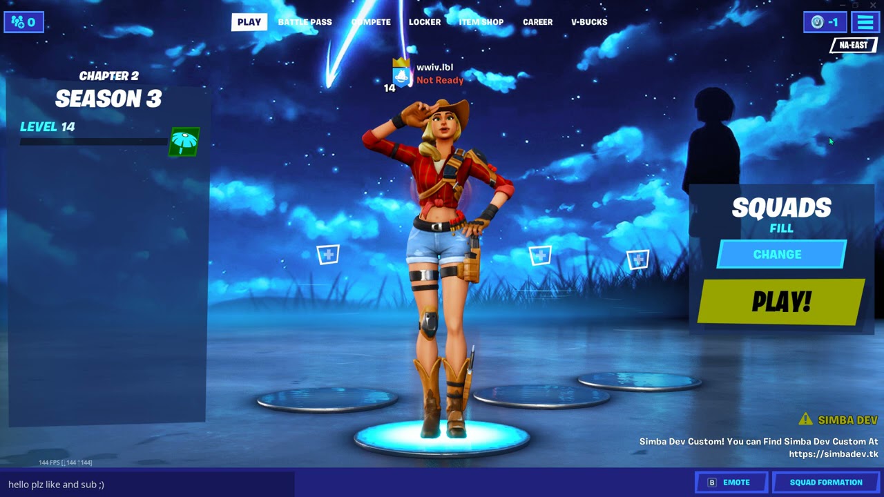 Rustler dancing in lobby for Tiktoks! ( AWESOME CUSTOM BACKGROUND! )