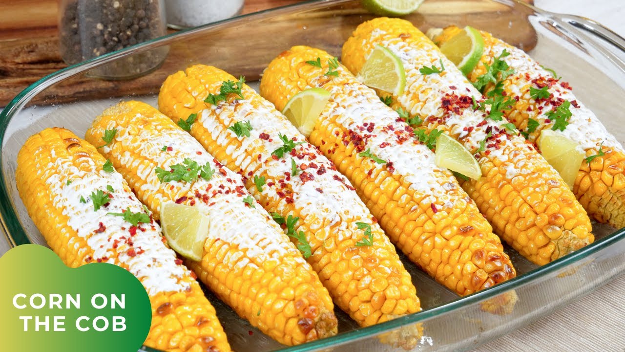 Gegrillte Maiskolben aus dem Ofen - Grilled Corn on the Cob