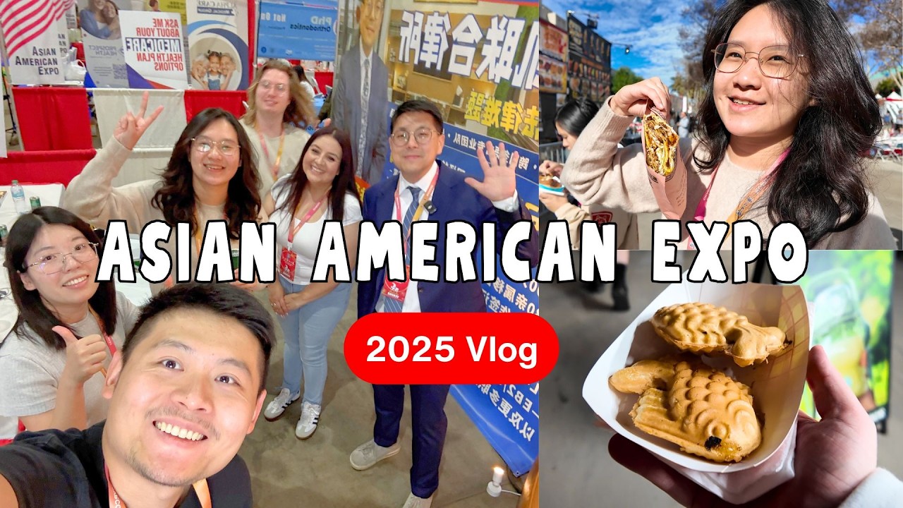 Inside the Asian American Expo (2025) | Vendors, Food & Day in the Life