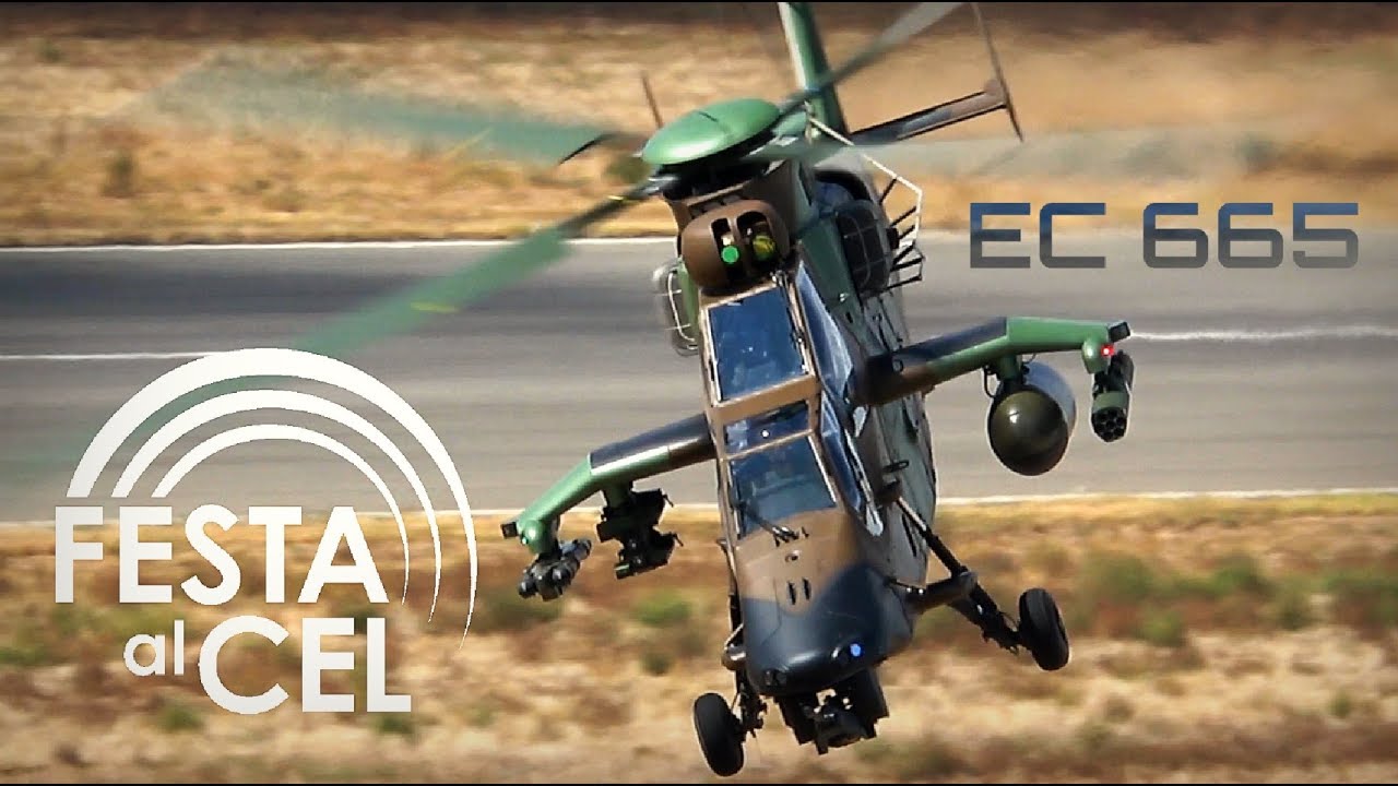 Festa al Cel 2019 ✈️ EC665 Tiger, Agressive Heli Flying!! - HD 50fps
