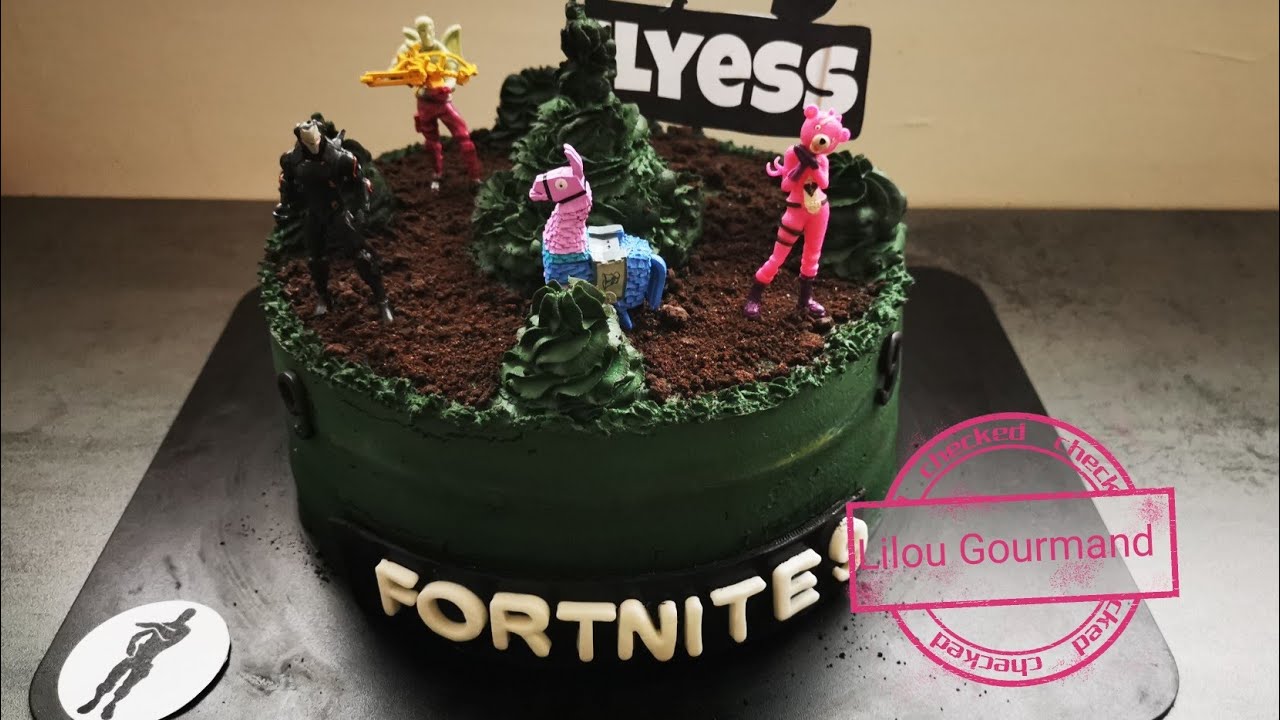 Gâteau fortnite anniversaire