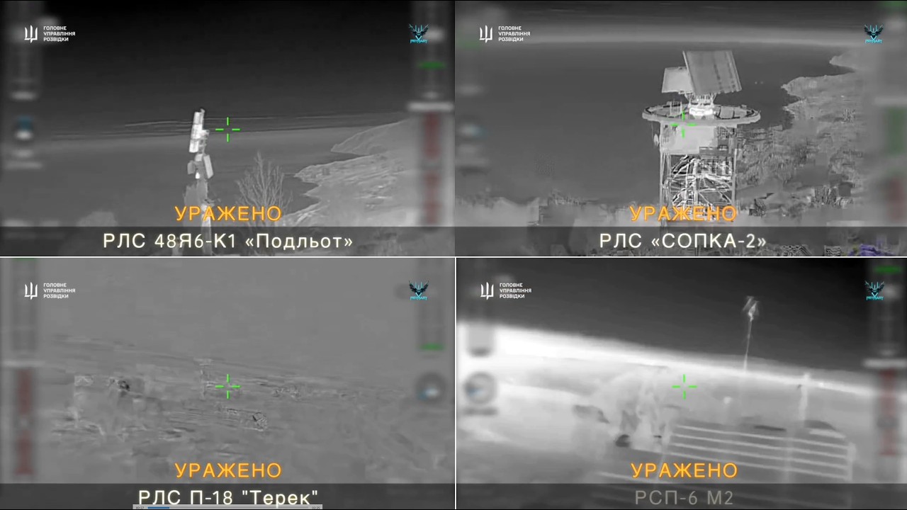 Multiple Russian Radars Hit by Drones in Crimea: FP-1 Drones
