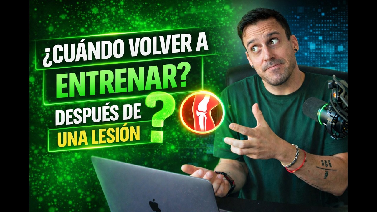 cuando puedo volver a entrenar fuerte después de una lesión. La clave para hacerlo de manera segura